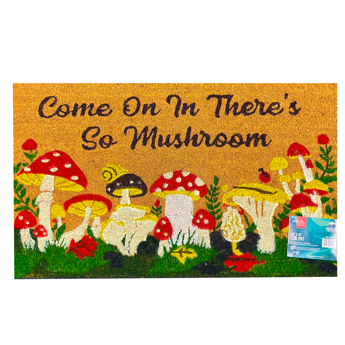 Rivers Edge Products Coir Mat 30x18-So Mushroom