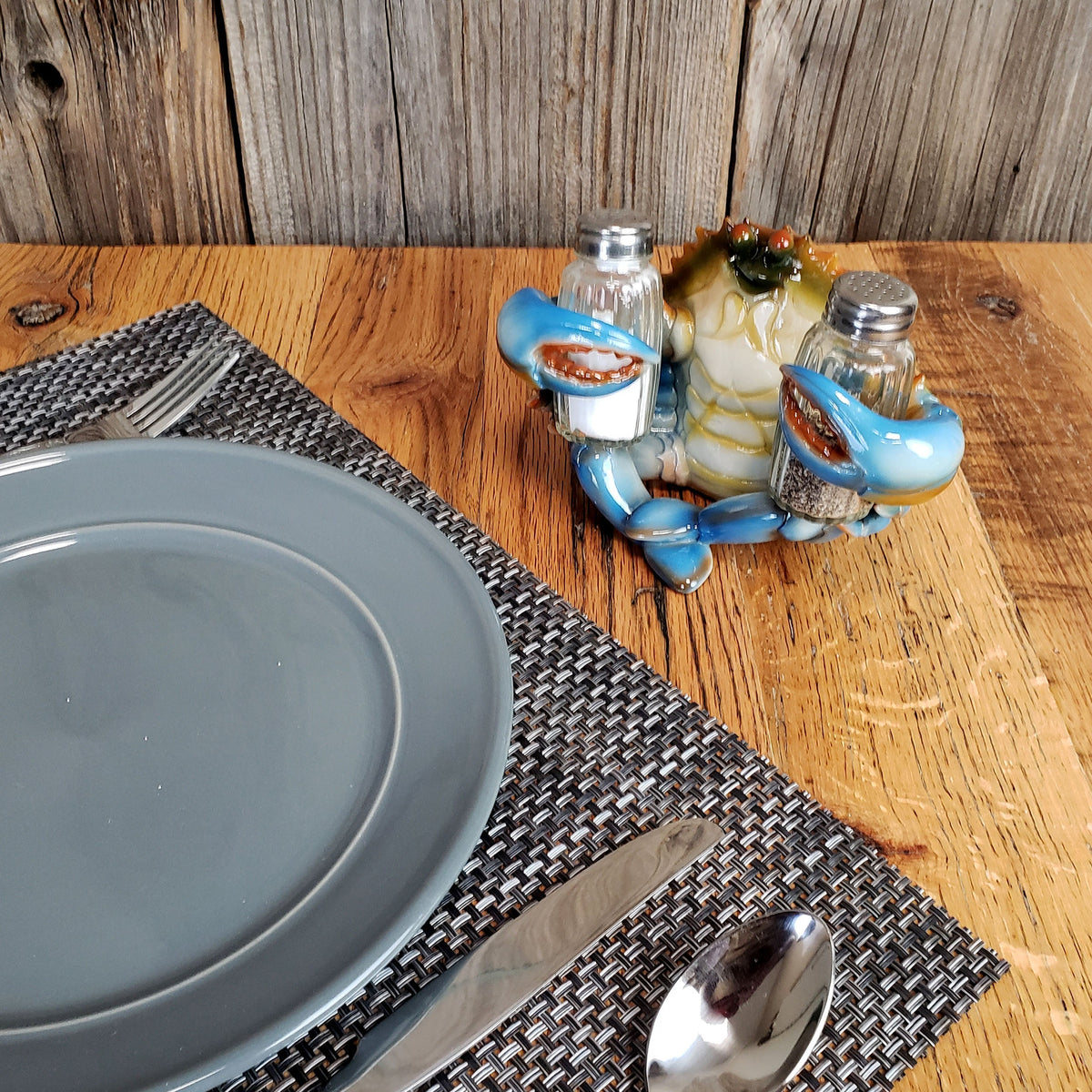 Salt and Pepper Shakers-Blue Crab